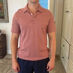 Theory - Salmon Polo Knit